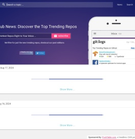 GitLogs News - Discover The Top Trending Repos