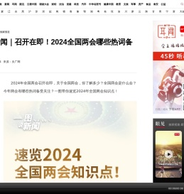 一图说新闻｜召开在即！2024全国两会哪些热词备受关注？_央广网